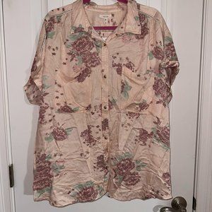 Maurices 3x Button Up Short Sleeve Tee